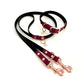 Design Charly - black meets wine red (Biothane Collection)