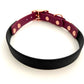 Design Charly - black meets wine red (Biothane Collection)