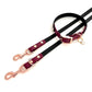 Design Charly - black meets wine red (Biothane Collection)