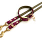 Design Charly - olive meets wine red (Biothane Collection)