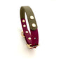 Design Charly - olive meets wine red (Biothane Collection)