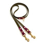 Design Charly - olive meets wine red (Biothane Collection)